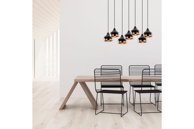 Loftlampe Soodn Sort / Kobber - Sort - Belysning - Lamper & indendørsbelysning - Loftlampe - Pendellamper & hængelamper