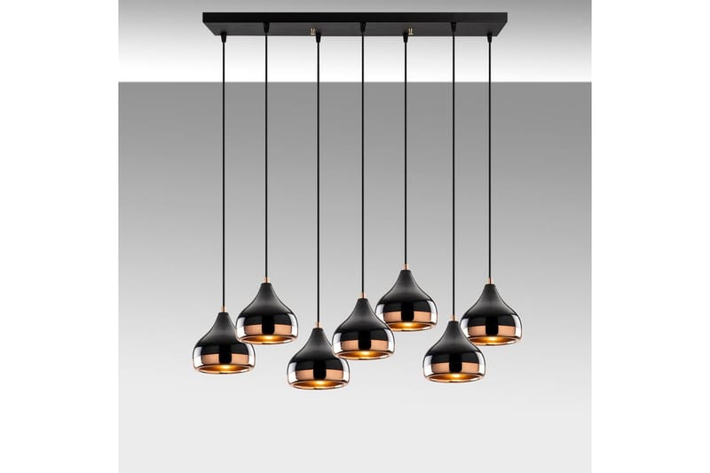 Loftlampe Soodn Sort / Kobber - Sort - Belysning - Lamper & indendørsbelysning - Loftlampe - Pendellamper & hængelamper