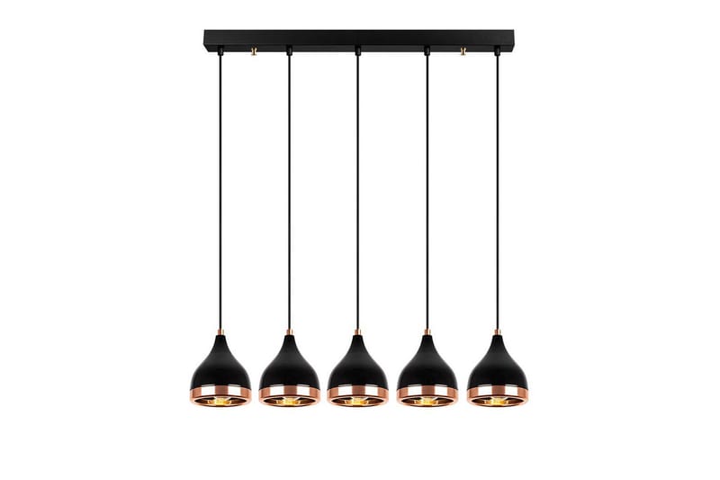 Loftlampe Soodne Sort / Kobber, Kobber/Sort