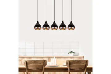 Loftlampe Soodne Sort / Kobber - Kobber/Sort - Belysning - Lamper & indendørsbelysning - Loftlampe - Pendellamper & hængelamper