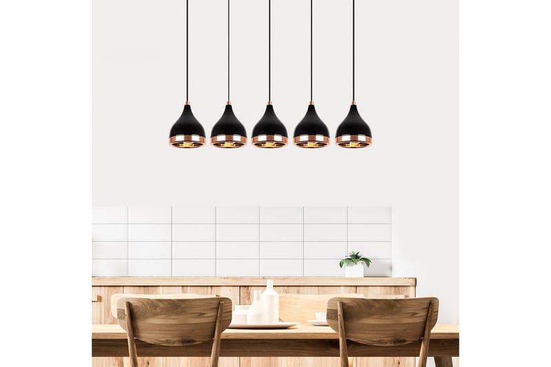 Loftlampe Soodne Sort / Kobber - Kobber/Sort - Belysning - Lamper & indendørsbelysning - Loftlampe - Pendellamper & hængelamper