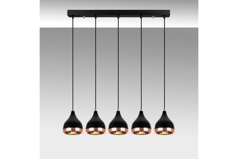 Loftlampe Soodne Sort / Kobber - Kobber/Sort - Belysning - Lamper & indendørsbelysning - Loftlampe - Pendellamper & hængelamper