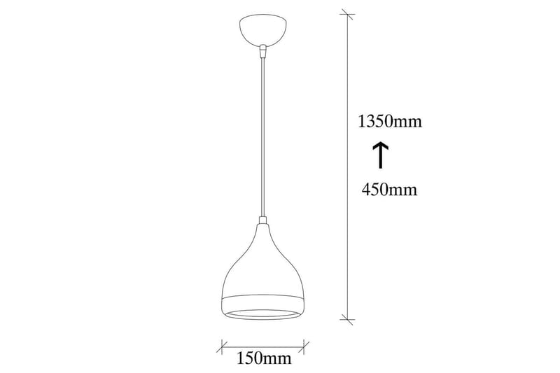 Loftlampe Soodne Sort / Kobber - Kobber/Sort - Belysning - Lamper & indendørsbelysning - Loftlampe - Pendellamper & hængelamper