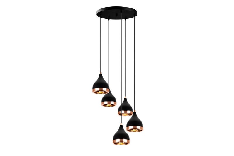 Loftlampe Soodne Sort / Kobber - Kobber/Sort - Belysning - Lamper & indendørsbelysning - Loftlampe - Pendellamper & hængelamper