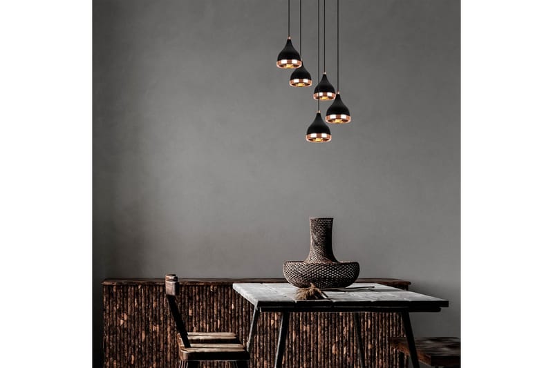 Loftlampe Soodne Sort / Kobber - Kobber/Sort - Belysning - Lamper & indendørsbelysning - Loftlampe - Pendellamper & hængelamper