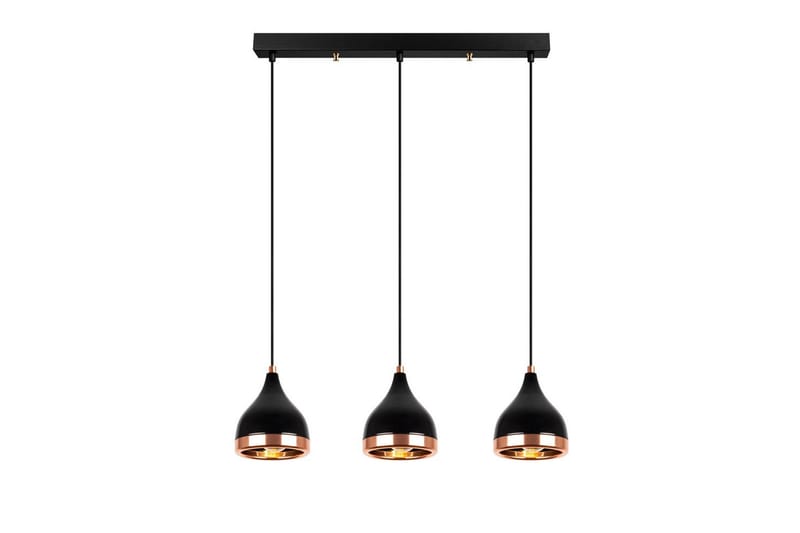 Loftlampe Soodne Sort / Kobber - Kobber/Sort - Belysning - Lamper & indendørsbelysning - Loftlampe - Pendellamper & hængelamper