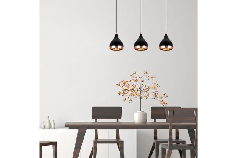 Loftlampe Soodne Sort / Kobber - Kobber/Sort - Belysning - Lamper & indendørsbelysning - Loftlampe - Pendellamper & hængelamper