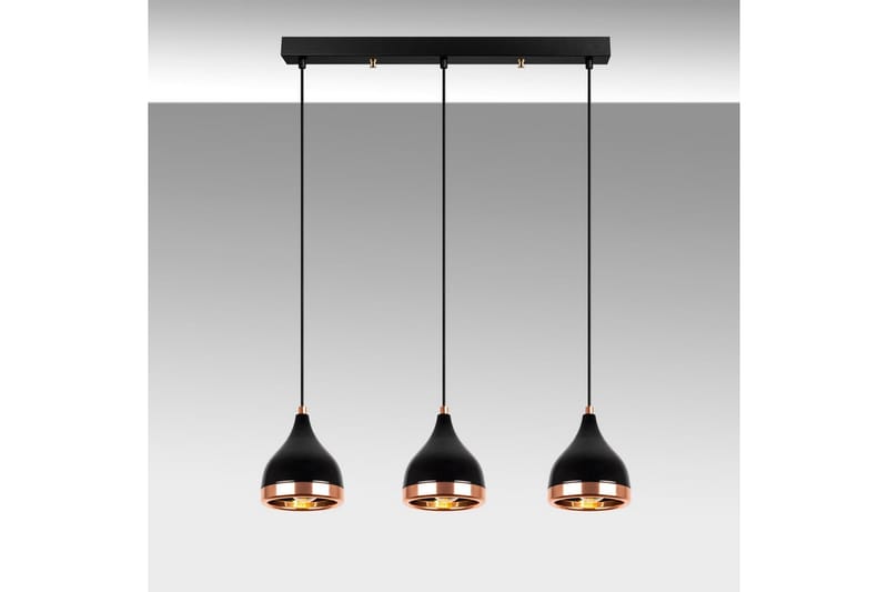 Loftlampe Soodne Sort / Kobber - Kobber/Sort - Belysning - Lamper & indendørsbelysning - Loftlampe - Pendellamper & hængelamper