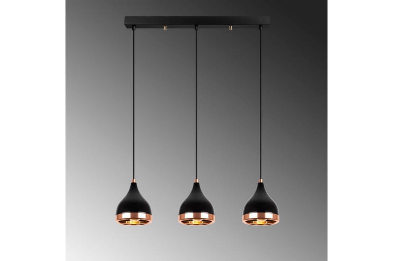 Loftlampe Soodne Sort / Kobber - Kobber/Sort - Belysning - Lamper & indendørsbelysning - Loftlampe - Pendellamper & hængelamper