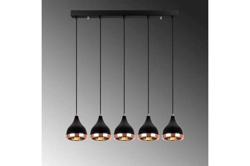 Loftlampe Soodne Sort / Kobber - Kobber/Sort - Belysning - Lamper & indendørsbelysning - Loftlampe - Pendellamper & hængelamper