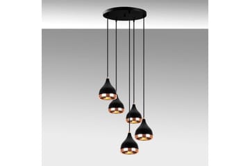 Loftlampe Soodne Sort / Kobber - Kobber/Sort - Belysning - Lamper & indendørsbelysning - Loftlampe - Pendellamper & hængelamper