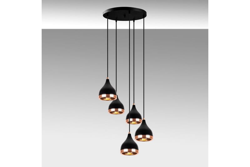Loftlampe Soodne Sort / Kobber - Kobber/Sort - Belysning - Lamper & indendørsbelysning - Loftlampe - Pendellamper & hængelamper