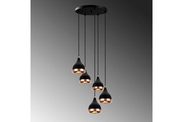 Loftlampe Soodne Sort / Kobber - Kobber/Sort - Belysning - Lamper & indendørsbelysning - Loftlampe - Pendellamper & hængelamper
