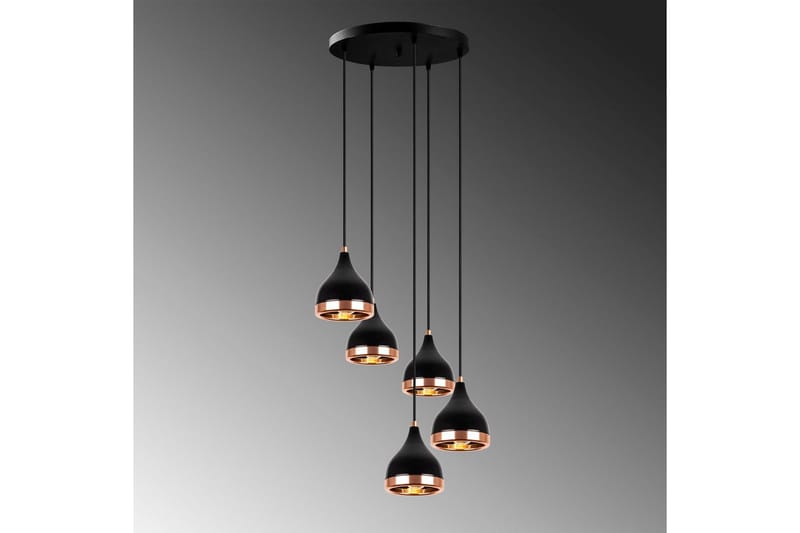 Loftlampe Soodne Sort / Kobber - Kobber/Sort - Belysning - Lamper & indendørsbelysning - Loftlampe - Pendellamper & hængelamper