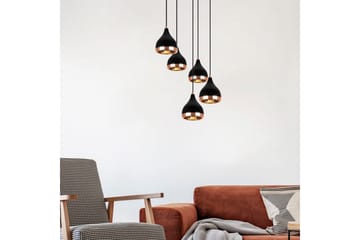 Loftlampe Soodne Sort / Kobber - Kobber/Sort - Belysning - Lamper & indendørsbelysning - Loftlampe - Pendellamper & hængelamper