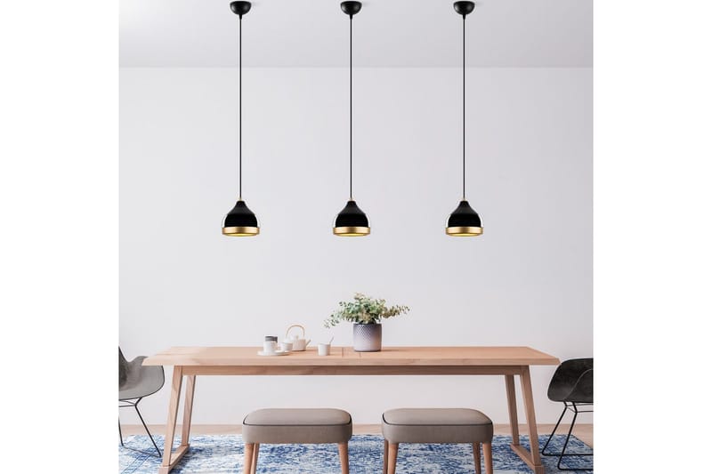 Loftlampe Soodni Sort - Sort - Belysning - Lamper & indendørsbelysning - Loftlampe - Pendellamper & hængelamper