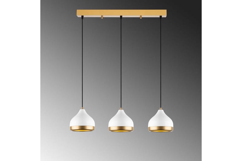 Loftlampe Soodni Tre Horisont Hvid - Hvid - Belysning - Lamper & indendørsbelysning - Loftlampe - Pendellamper & hængelamper