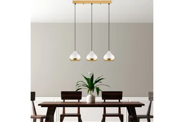Loftlampe Soodni Tre Horisont Hvid - Hvid - Belysning - Lamper & indendørsbelysning - Loftlampe - Pendellamper & hængelamper