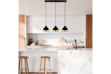 Loftlampe Soodni Tre Horisont Sort - Sort - Belysning - Lamper & indendørsbelysning - Loftlampe - Pendellamper & hængelamper