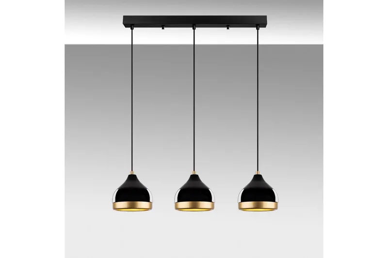 Loftlampe Soodni Tre Horisont Sort - Sort - Belysning - Lamper & indendørsbelysning - Loftlampe - Pendellamper & hængelamper