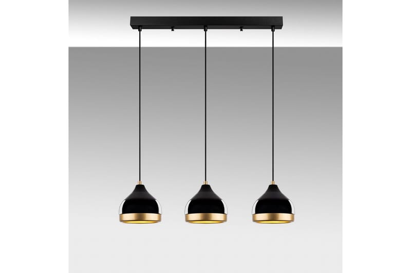 Loftlampe Soodni Tre Horisont Sort - Sort - Belysning - Lamper & indendørsbelysning - Loftlampe - Pendellamper & hængelamper