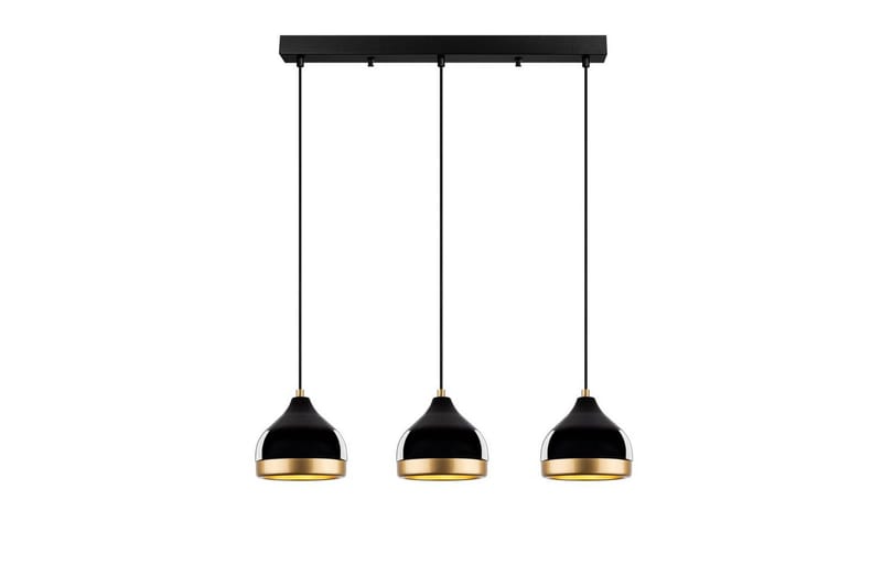 Loftlampe Soodni Tre Horisont Sort - Sort - Belysning - Lamper & indendørsbelysning - Loftlampe - Pendellamper & hængelamper