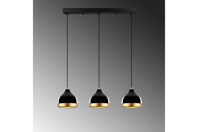 Loftlampe Soodni Tre Horisont Sort - Sort - Belysning - Lamper & indendørsbelysning - Loftlampe - Pendellamper & hængelamper