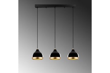 Loftlampe Soodni Tre Horisont Sort - Sort - Belysning - Lamper & indendørsbelysning - Loftlampe - Pendellamper & hængelamper