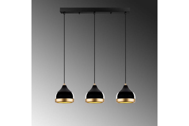 Loftlampe Soodni Tre Horisont Sort - Sort - Belysning - Lamper & indendørsbelysning - Loftlampe - Pendellamper & hængelamper