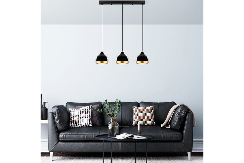 Loftlampe Soodni Tre Horisont Sort - Sort - Belysning - Lamper & indendørsbelysning - Loftlampe - Pendellamper & hængelamper