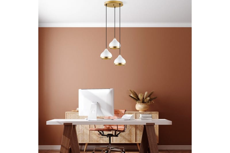 Loftlampe Soodni Tre Sufia Hvid - Hvid - Belysning - Lamper & indendørsbelysning - Loftlampe - Pendellamper & hængelamper