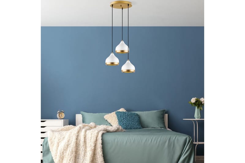 Loftlampe Soodni Tre Sufia Hvid - Hvid - Belysning - Lamper & indendørsbelysning - Loftlampe - Pendellamper & hængelamper