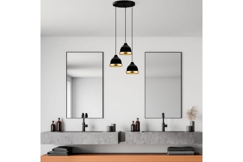 Loftlampe Soodni Tre Sufia Sort - Sort - Belysning - Lamper & indendørsbelysning - Loftlampe - Pendellamper & hængelamper