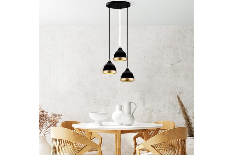 Loftlampe Soodni Tre Sufia Sort - Sort - Belysning - Lamper & indendørsbelysning - Loftlampe - Pendellamper & hængelamper