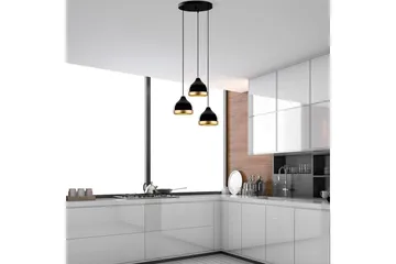 Loftlampe Soodni Tre Sufia Sort - Sort - Belysning - Lamper & indendørsbelysning - Loftlampe - Pendellamper & hængelamper