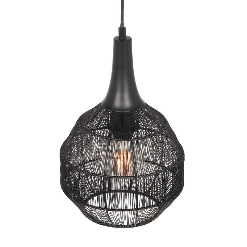 Loftlampe Soraya - 26x27 cm, Mat sort - Belysning - Lamper & indendørsbelysning - Loftlampe - Pendellamper & hængelamper