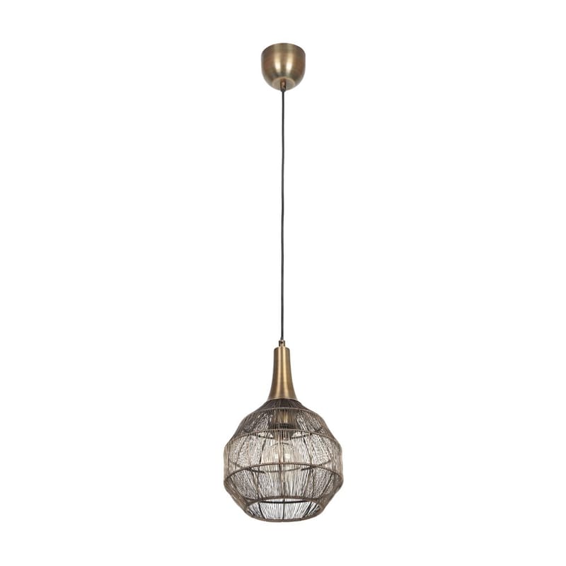 Loftlampe Soraya - 26x27 cm, Mat sort/antik messing - Belysning - Lamper & indendørsbelysning - Loftlampe - Pendellamper & hængelamper