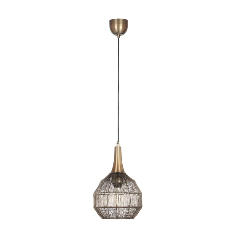 Loftlampe Soraya - 26x27 cm, Mat sort/antik messing - Belysning - Lamper & indendørsbelysning - Loftlampe - Pendellamper & hængelamper