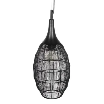 Loftlampe Soraya - 26x48 cm, Mat sort - Belysning - Lamper & indendørsbelysning - Loftlampe - Pendellamper & hængelamper