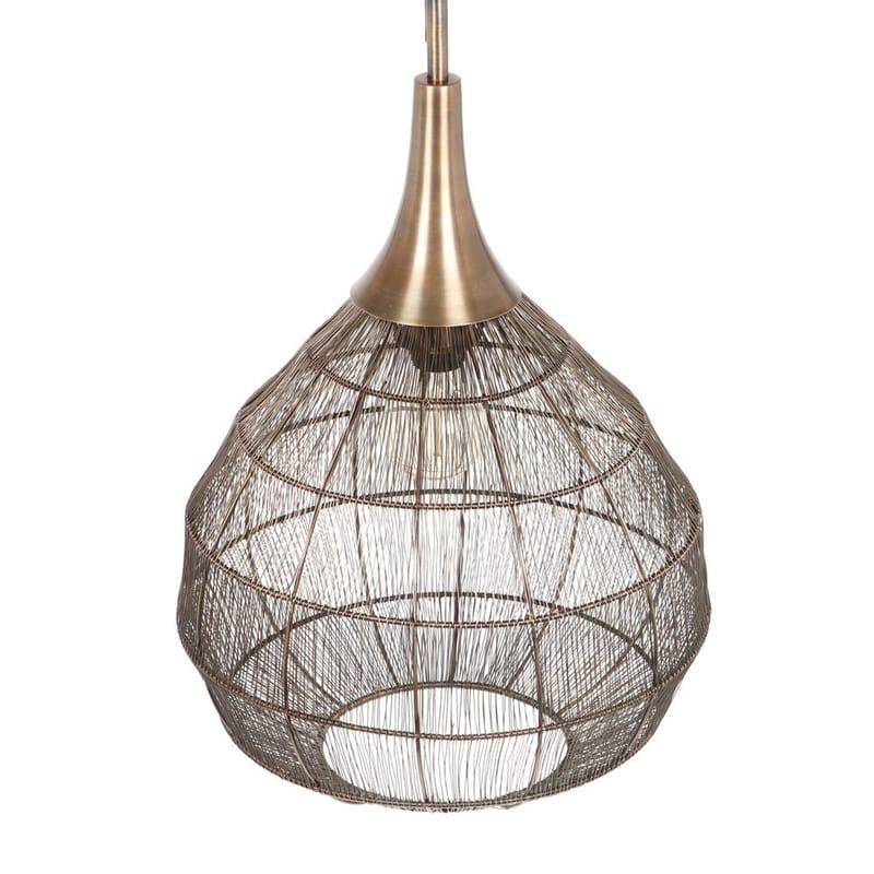 Loftlampe Soraya - 42 cm, Mat sort/antik messing - Belysning - Lamper & indendørsbelysning - Loftlampe - Pendellamper & hængelamper