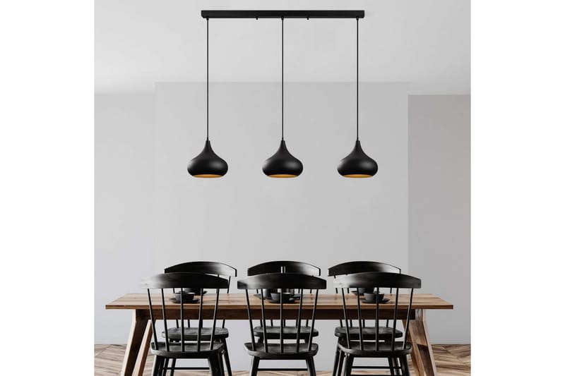 Loftlampe Sorna Sort - Sort - Belysning - Lamper & indendørsbelysning - Loftlampe - Pendellamper & hængelamper