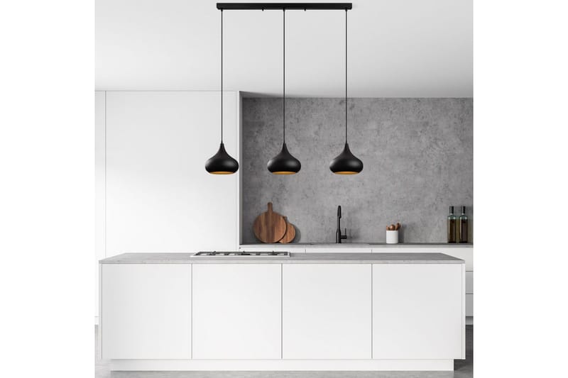 Loftlampe Sorna Sort - Sort - Belysning - Lamper & indendørsbelysning - Loftlampe - Pendellamper & hængelamper