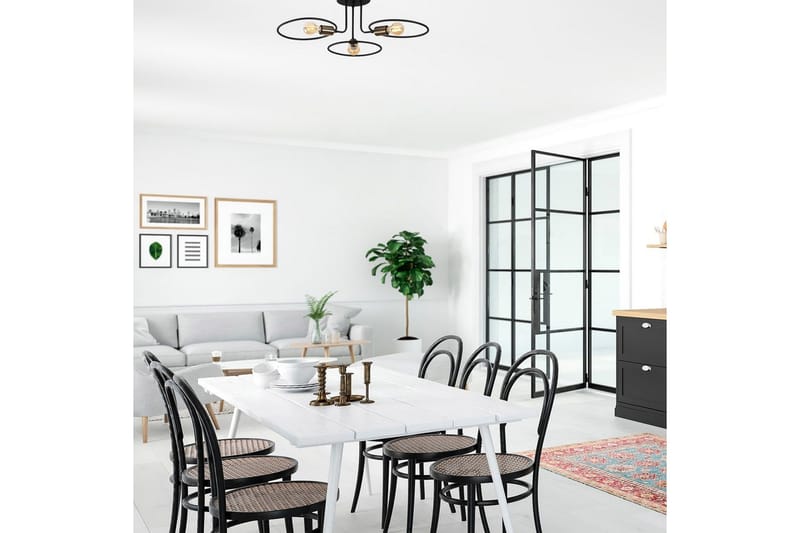 Loftlampe Sort Sufia - Sort - Belysning - Lamper & indendørsbelysning - Loftlampe - Pendellamper & hængelamper