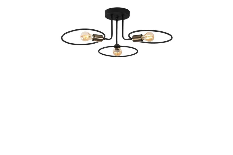 Loftlampe Sort Sufia, Sort