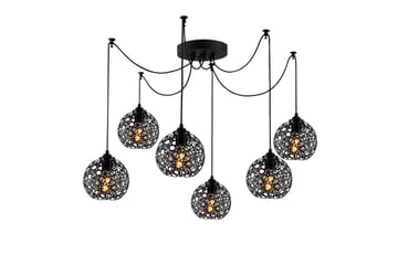Loftlampe Sourab Brilo Black - Sort - Belysning - Lamper & indendørsbelysning - Loftlampe - Pendellamper & hængelamper