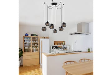 Loftlampe Sourab Brilo Black - Sort - Belysning - Lamper & indendørsbelysning - Loftlampe - Pendellamper & hængelamper