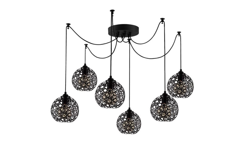 Loftlampe Sourab Brilo Black - Sort - Belysning - Lamper & indendørsbelysning - Loftlampe - Pendellamper & hængelamper