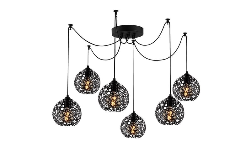 Loftlampe Sourab Brilo Black - Sort - Belysning - Lamper & indendørsbelysning - Loftlampe - Pendellamper & hængelamper