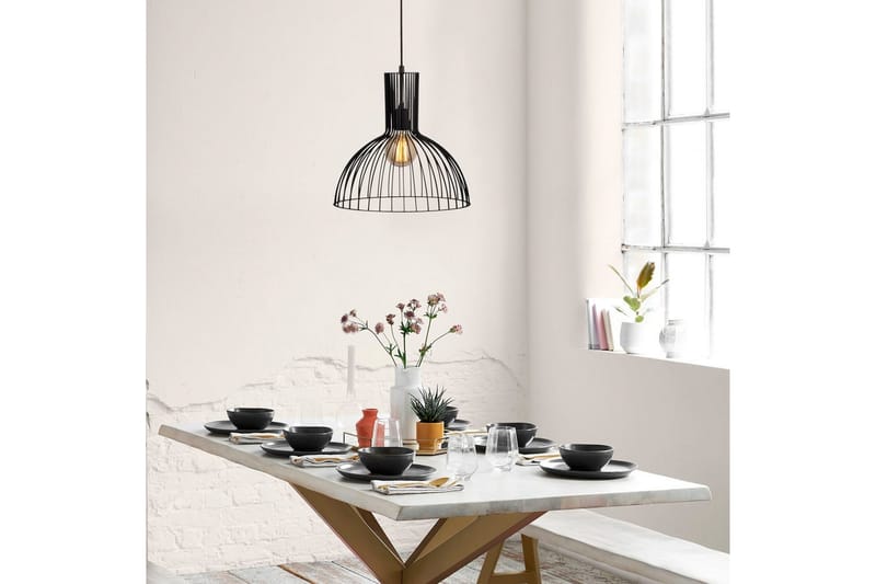 Loftlampe Sourab Lys Sort - Sort - Belysning - Lamper & indendørsbelysning - Loftlampe - Pendellamper & hængelamper