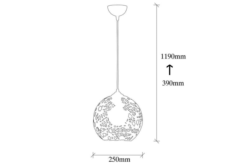 Loftlampe Sourab Masafumie Black Enkelt stik - Enkelt stik - Belysning - Lamper & indendørsbelysning - Loftlampe - Pendellamper & hængelamper